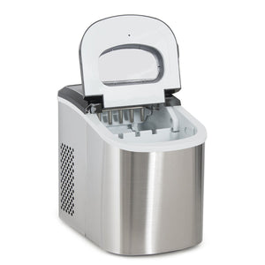 Eiswürfelmaschine Edelstahl 12 kg / 24 h