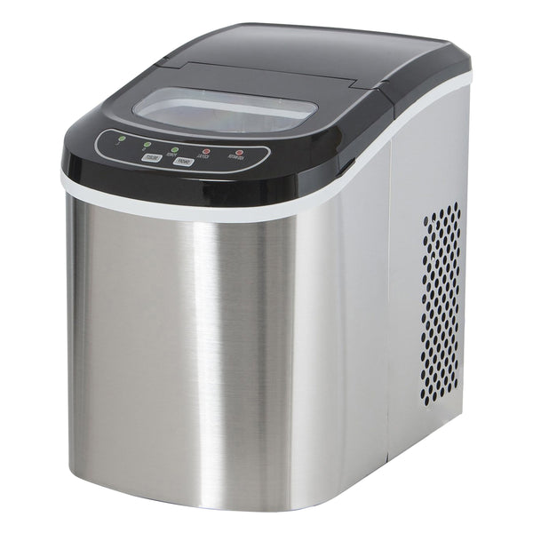 Eiswürfelmaschine Edelstahl 12 kg / 24 h