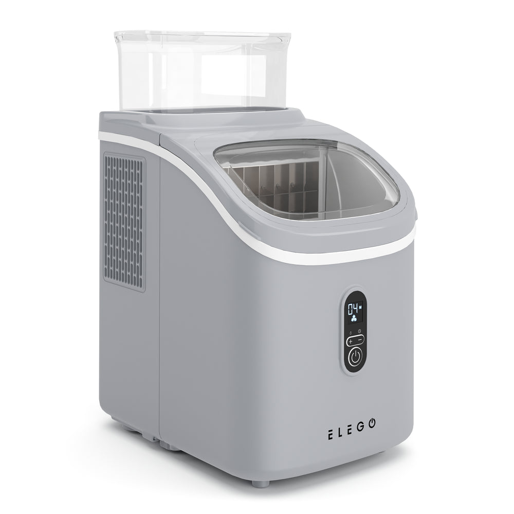 Macchina per cubetti di ghiaccio KRIGA, grigia, 2L - 15 kg / 24 h