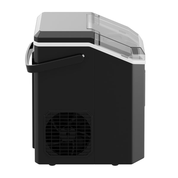 Eiswürfelmaschine ROSFO schwarz 1.1L - 15 kg / 24 h