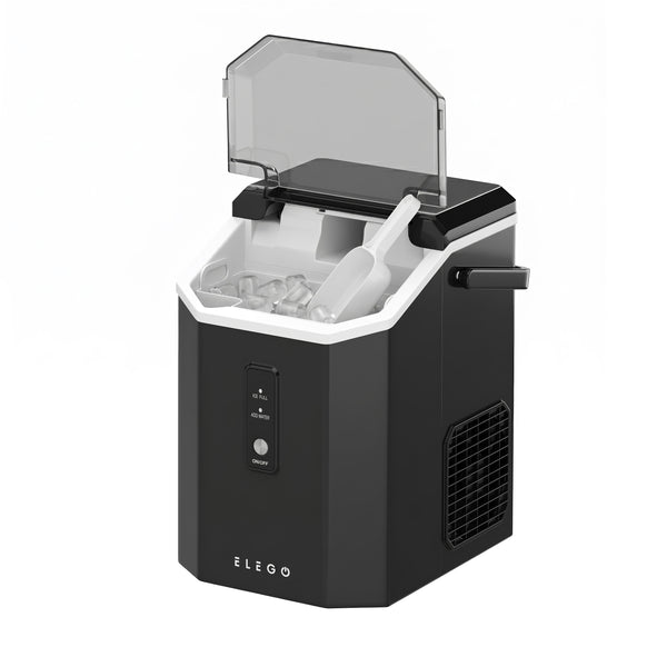 Eiswürfelmaschine ROSFO schwarz 1.1L - 15 kg / 24 h