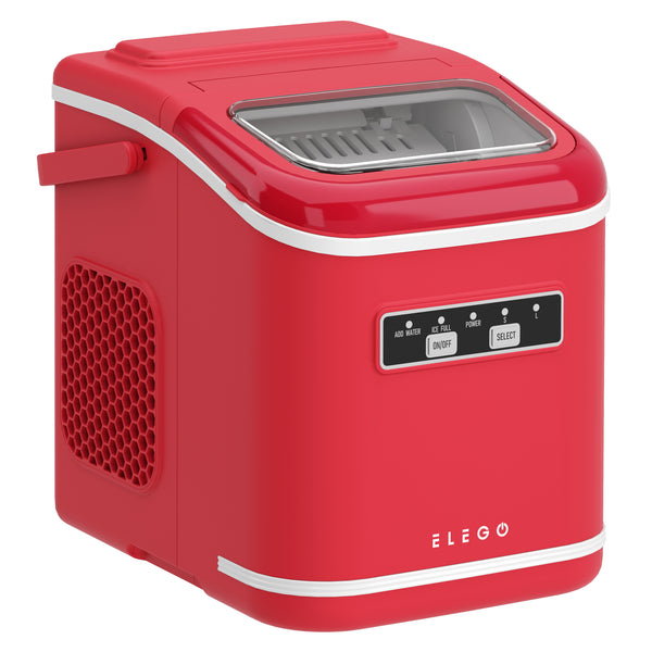 Eiswürfelmaschine VITER rot 1.4L - 12 kg / 24 h