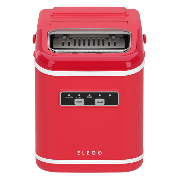 Eiswürfelmaschine VITER rot 1.4L - 12 kg / 24 h