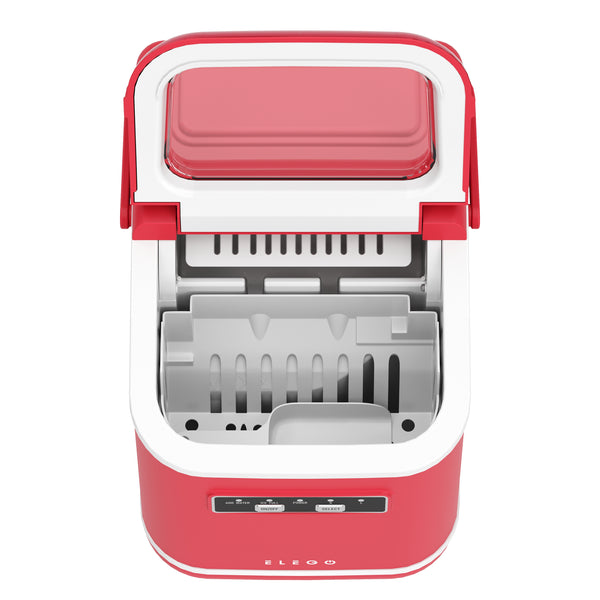 Eiswürfelmaschine VITER rot 1.4L - 12 kg / 24 h