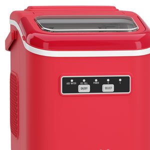 Eiswürfelmaschine VITER rot 1.4L - 12 kg / 24 h