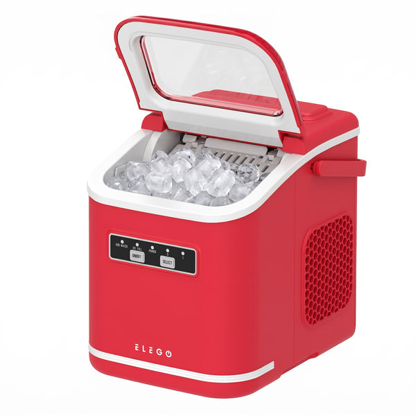 Eiswürfelmaschine VITER rot 1.4L - 12 kg / 24 h