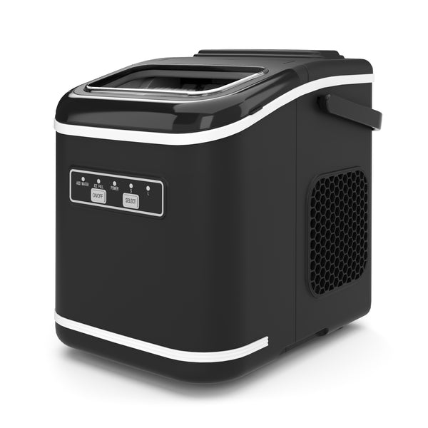 Eiswürfelmaschine VITER schwarz 1.4L - 12 kg / 24 h