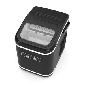 Eiswürfelmaschine VITER schwarz 1.4L - 12 kg / 24 h