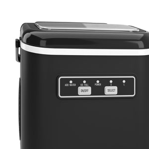 Eiswürfelmaschine VITER schwarz 1.4L - 12 kg / 24 h