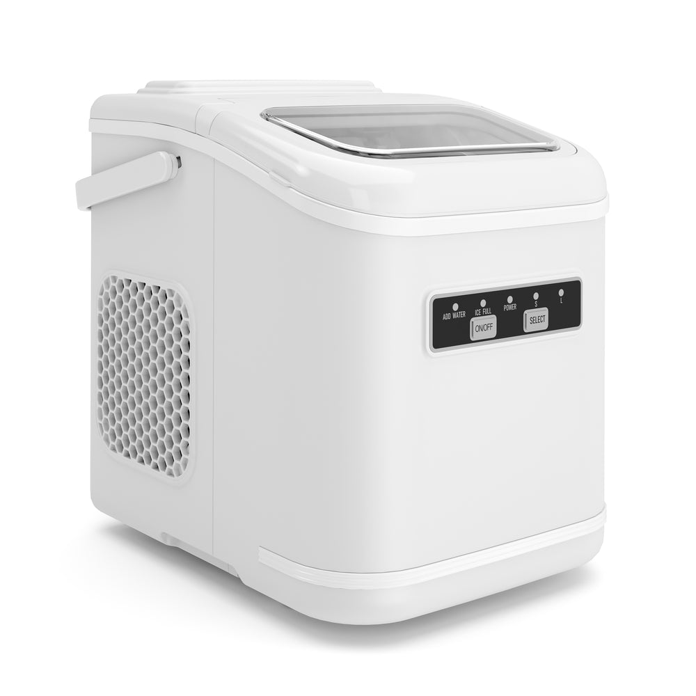 Macchina per cubetti di ghiaccio VITER bianca 1,4L - 12 kg / 24 h