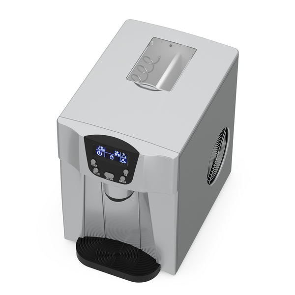Eiswürfelmaschine grau 12 kg / 24 h