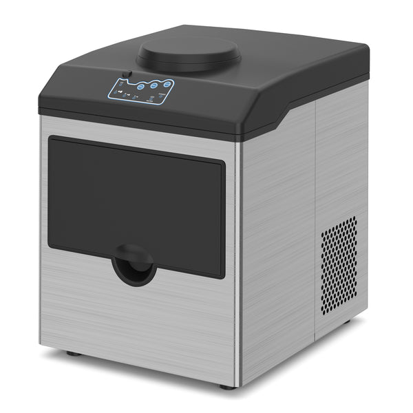 Eiswürfelmaschine silber 22 kg / 24 h