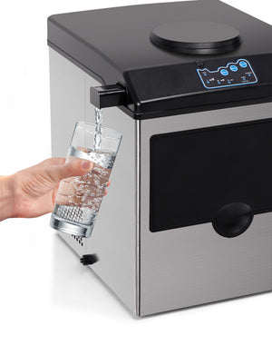 Eiswürfelmaschine silber 22 kg / 24 h