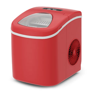 Eiswürfelmaschine rot 12 kg / 24 h / 1.2 L