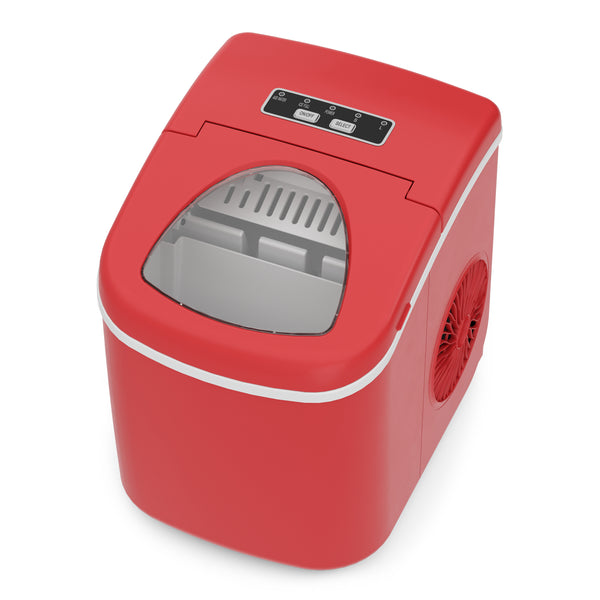 Eiswürfelmaschine rot 12 kg / 24 h / 1.2 L