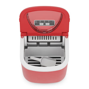 Eiswürfelmaschine rot 12 kg / 24 h / 1.2 L