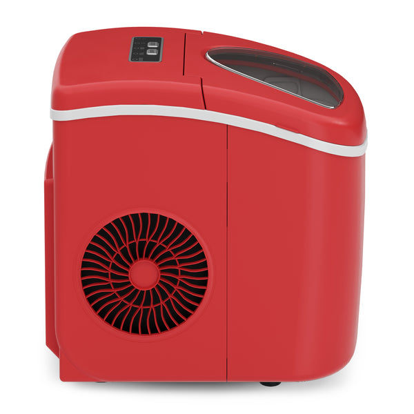 Eiswürfelmaschine rot 12 kg / 24 h / 1.2 L