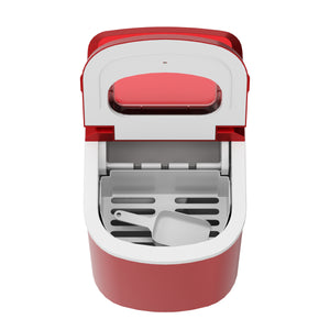 Eiswürfelmaschine rot 12 kg / 24 h