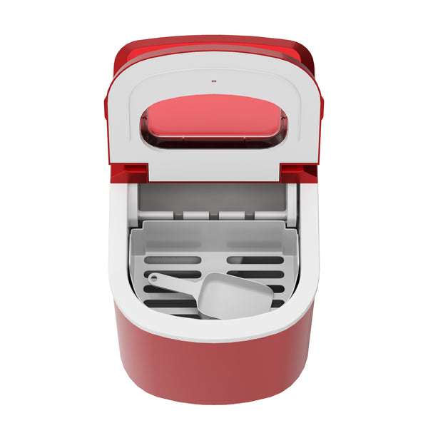 Eiswürfelmaschine rot 12 kg / 24 h