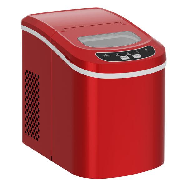 Eiswürfelmaschine rot 12 kg / 24 h