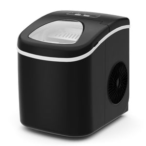 Eiswürfelmaschine schwarz 12 kg / 24 h / 1.2L