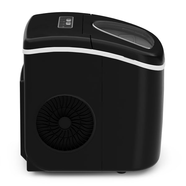 Eiswürfelmaschine schwarz 12 kg / 24 h / 1.2L