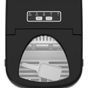 Eiswürfelmaschine schwarz 12 kg / 24 h / 1.2L