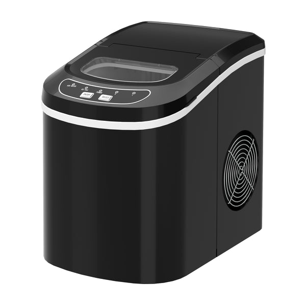 Eiswürfelmaschine schwarz 12 kg / 24 h