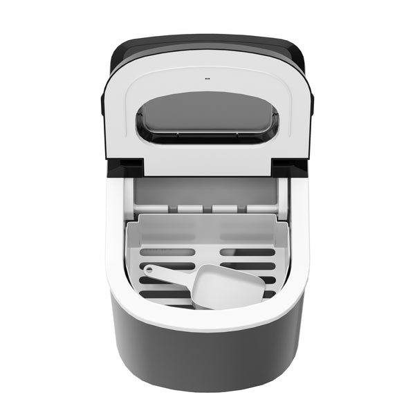 Eiswürfelmaschine schwarz 12 kg / 24 h