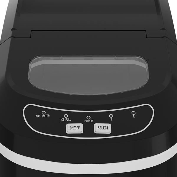 Eiswürfelmaschine schwarz 12 kg / 24 h