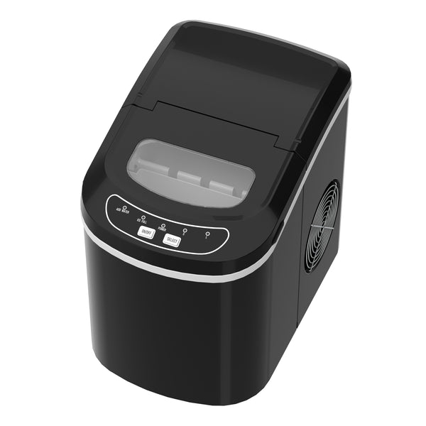 Eiswürfelmaschine schwarz 12 kg / 24 h