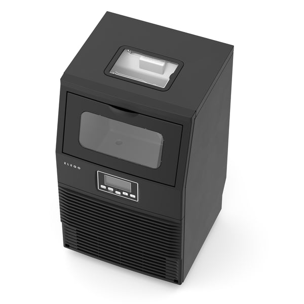 Eiswürfelmaschine schwarz 38 kg / 24 h