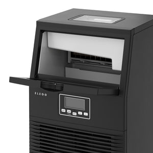Eiswürfelmaschine schwarz 38 kg / 24 h