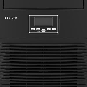 Eiswürfelmaschine schwarz 38 kg / 24 h