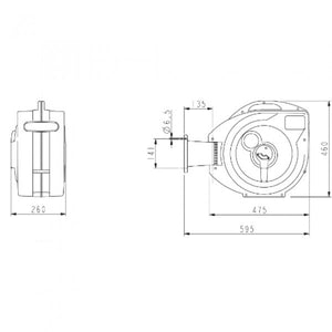 Elmag - Autom. Wasserschlauchaufroller ROLL WATER EVO 20/13