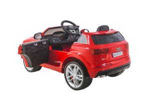 Elektroauto Kinder Audi Q7 rot