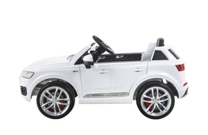 Elektroauto Kinder Audi Q7 weiss