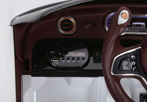 Elektroauto Kinder Bentley weiss