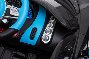 Kinder-Elektroauto Bugatti Divo schwarz