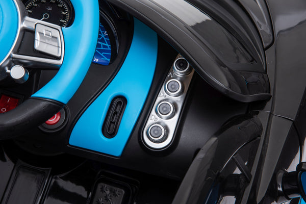 Kinder-Elektroauto Bugatti Divo schwarz