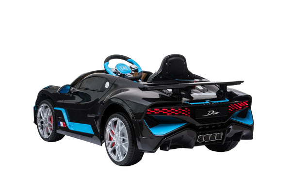 Kinder-Elektroauto Bugatti Divo schwarz
