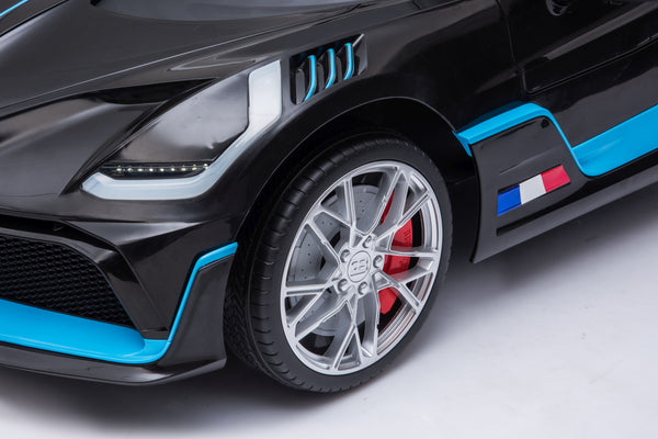 Kinder-Elektroauto Bugatti Divo schwarz