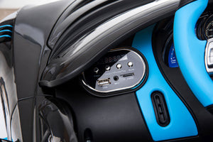 Kinder-Elektroauto Bugatti Divo schwarz
