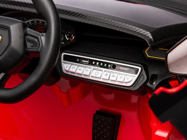 Elektroauto Kinder Lamborghini Autentica rot