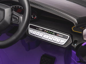 Elektroauto Kinder Lamborghini Autentica violett