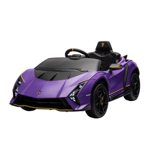 Elektroauto Kinder Lamborghini Autentica violett