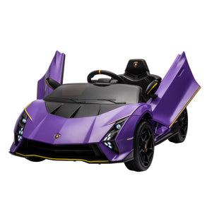Elektroauto Kinder Lamborghini Autentica violett