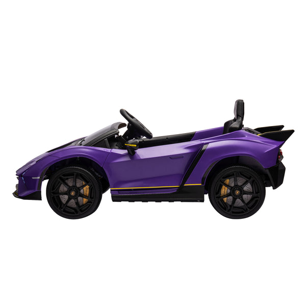 Elektroauto Kinder Lamborghini Autentica violett