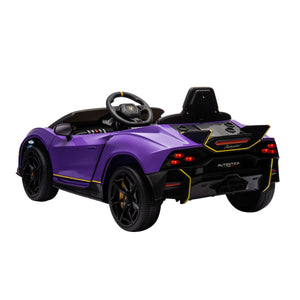 Elektroauto Kinder Lamborghini Autentica violett