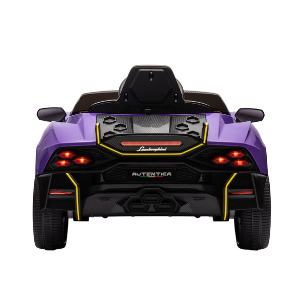 Elektroauto Kinder Lamborghini Autentica violett
